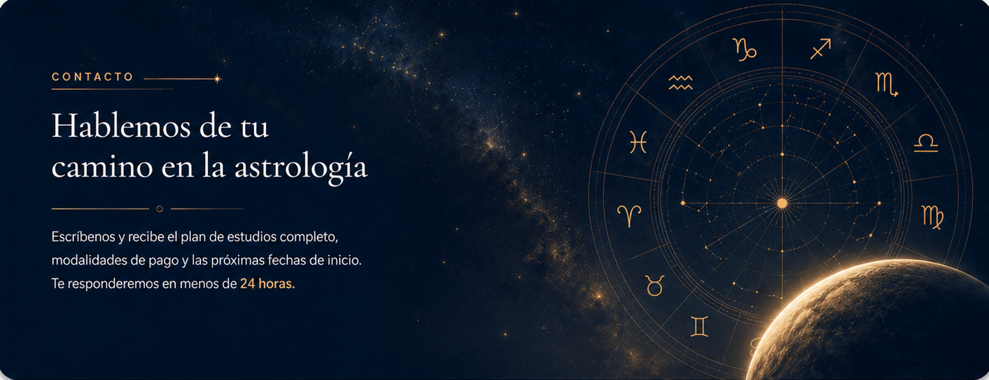 Contacto — Hablemos de tu camino en la astrología